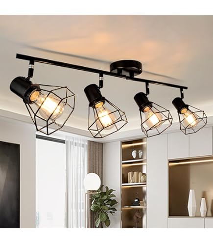 Lightbox Princess LED Ceiling Spotlight with Warm White Light - 3-Bulb Children's Room Spotlight with Rotating Heads, Ceiling Light Including Replaceable Light Bulbs