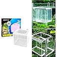 VAYINATO Boyu Aquarium Fish Breeding, Isolation, Hatchery Box for Fish Fry Net Box (Small (NB-3201) - Single Box)