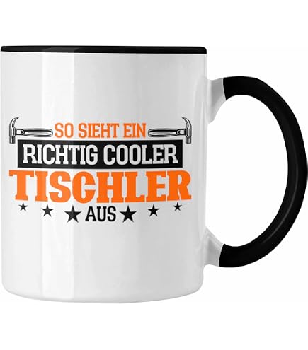 Tischler Definition Tasse | Geschenk Für Tischler & Handwerker | Mit Witzigem Spruch | Spülmaschinenfest & Beidseitig Bedruckt