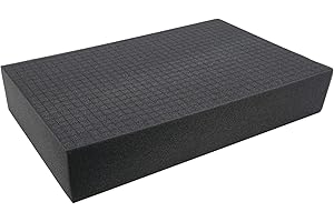 HMF 1456-100 pianka rastrowa, pianka kostkowa, 345 x 550 mm, dwustronny rozmiar, wkładka do walizki, blat stołu, wysokość: 100 mm