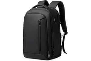 Fenree.geer Business Rucksack Herren, USB-Anschluss – Arbeitsrucksack-Travelite Rucksack Erweiterbar 26L-38L für Reiserucksack-17 Zoll Laptop Rucksack-1800D Wasserdicht