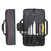 xtemtoamz Kitchen Knife Case, Knife Bag, Portable Bag for Kitchen Knives, Bags for Knives and Spoons, Kitchen Knives for Camp