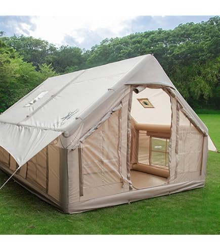 HEIMPLANET FISTRAL V2 Cairo Camo 2.9 kg Inflatable Tent for 1-2 People, Extremely Stable, 5000 mm Hydrostatic Head, Tent 2 People, Camping Tent, Waterproof Sports & Outdoors