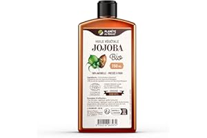 Huile de JOJOBA Bio 150 ml - Cosmos Organic - Planète au Naturel - Pure, Naturelle et Pressée à froid - Cheveux, Corps, Peau