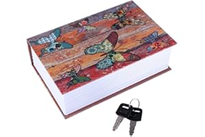 Atyhao Coffre-Fort de Livre avec Serrure à Clé - Home Dictionary Diversion Safe Lock Box Coffre-Fort en Métal(#4)