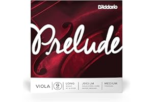 D'Addario Bowed Corde seule (Sol) pour alto D'Addario Prelude, « Long Scale », tension Medium