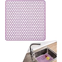 Tappetino Per Lavello Cucina In Silicone - 66x35cm, Antiscivolo, Resistente Al Calore, Con Foro Scarico - Foto 7