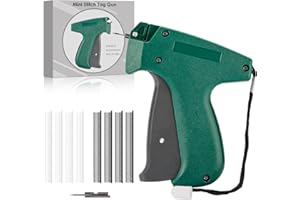 BS ONE Quick Clothing Fixer, Fine Stitch Gun for Clothes, Mini Stitch Tagging Gun for Clothing,Quilting Hemming Tools Quick Stitch with 2 Fine Needles 1500 Black & 1500 White Micro Fasteners