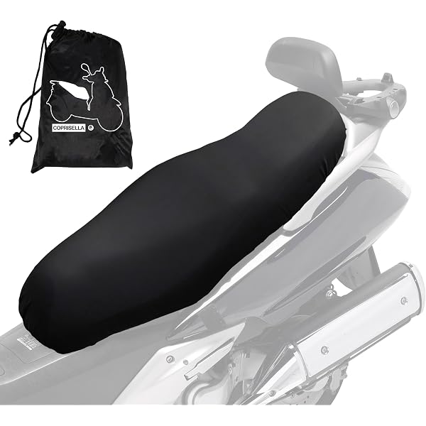 Housse De Selle Moto Universelle - Imperméable Et Anti-Rayures - Taille 50-65 Cm - NOPKESV Noir
