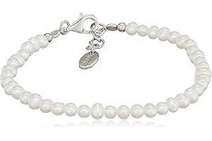 Engelsrufer Bracelet for Women 925 Sterling Silver Freshwater Pearls Length 18 cm (7.68") + 2 cm (0.79")