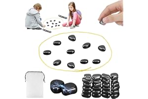 Starvortex Scacchi Magnetici, Gioco di Scacchi Magnetici con Pietre Magnetiche, Giochi Magnetici Impegnativo, Portatile Gioco Magnetico da Tavolo per La Festa in Famiglia Viaggio