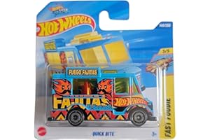 Hot Wheels - Quick Bite - Fast Foodie 3/5 - HYY84 - Short Card - Foodtruck - Fuego Fajitas - Netflix Let´s Race - Mattel 2025-1:64
