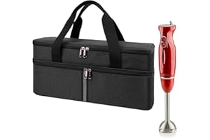 Kingshion Aufbewahrungstasche für Stabmixer, Tragetasche für Tauchmixer, Handmixer, Reise-Organizer (nur Tasche), SHY3-01