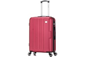 FLYMAX 56x45x25 Easyjet Cabin Bag Hand Luggage Approved Cabin Case Carry on Lightweight Suitcase Also Approved for BA Jet 2 57L 2.8kg