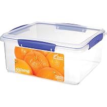 Sistema KLIP IT PLUS Récipients Conservation Alimentaire 2,2 Litres - Lot De 3 - Étanchéité Parfaite