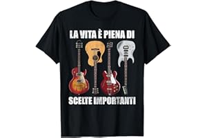 SUONATORE DI CHITARRA MUSICISTA Chitarrista Idea Regalo Divertente Per Musicista Chitarra Maglietta