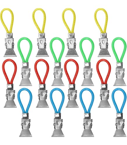 30 Ganci Per Asciugamani Con Clip Metalliche - 3 Colori, Senza Cuciture, Per Bagno/cucina