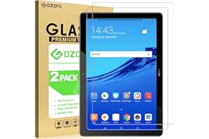[2-pak] GOZOPO Ochraniacz ekranu do Huawei T5 10,1 cala [Odporność na zarysowania] [Twardość 9H] Huawei MediaPad T5 10,1 szkło hartowane