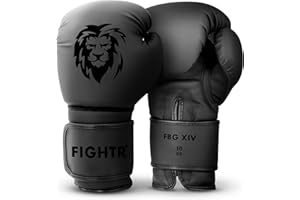 FIGHTR® Premium Gants de Boxe - stabilité idéale & Puissance de Frappe | Gants de Frappe pour la Boxe, Le MMA, Le Muay Thai, Le Kickboxing & Les Arts Martiaux | Sac de Transport Inclus