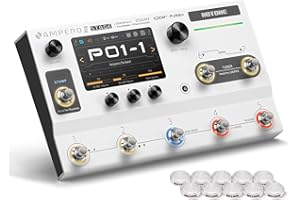 HOTONE Processore multi-effetti per chitarra con touch screen chitarra basso amplificatore modellazione IR box simulazione con FX Loop MIDI I/O Stereo OTG USB Audio Interface Ampero II Stage