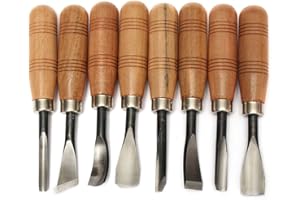 XONOR Holz Skulptur Carving Meißel Werkzeug, 8 Stück