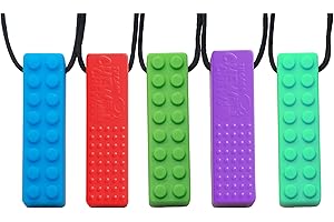 Tilcare Chew Chew Sensory Kauen Halskette - Am besten für Kinder oder Erwachsene, die gerne beißen oder Autismus haben - Langlebiges und starkes Silikon-Kauspielzeug - Kaukette für Jungen und Mädchen