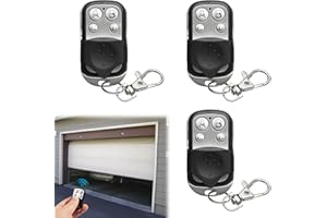 DONOONIS Telecommande Universelle Portail, 3 Pièces Telecommande Universelle Porte Garage Compatible 433.92 MHz Rolling Code à 4 Boutons Touches Copieuse Pour Porte de Garage et Voiture
