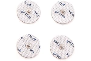 axion 4 Elettrodi Pads tondi da 32 mm – compatibili con Sanitas & Beurer elettrostimolatori TENS e EMS