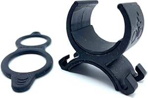 BRIGHTSIDE BIKE LIGHTS Brightside Universal Bike Helmet Light Mount. Helmet Light Mount for All Vented Bike Helmets, Secure Flashlight Mount for Bikes, TT Bar Light Mount, 25-33mm, Bicycle Accessories