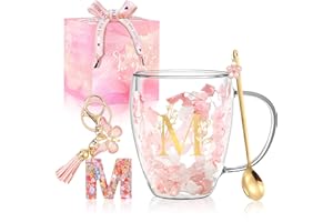 BIGNOSEDEER Cadeau Femme Tasse Double Paroi Personnalisable Cadeaux Anniversaire Femme Tasse A Cafe Idee Cadeaux Meilleure Amie Collègue Soeur Verre Tasse A The Cadeau Mariage Noel Fete Des Meres Saint Valentin