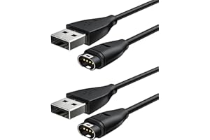 Mellbree Ladekabel Kompatibel mit Garmin uhr – Kompatibel mit Garmin Vivoactive 5 4 4S 3, Fenix 7 7S 7X 6 6S 6X Pro 5 5S 5X Plus, Forerunner 745 935 945 45 45S 245, Instinct, Venu 2 Plus