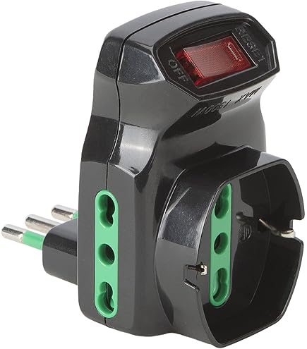 Presa Multipla Uk 13a Adattatore Presa 3 Vie 13A Con Interruttore E Protezione - UK Plug, Bianco Unit 13 Psvita - Foto 3