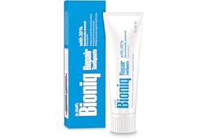 Dr. Wolff's Bioniq Repair Dentifricio 75ml | Senza fluoro con idrossiapatite biomimetica | Per denti densibili | Aiuta a riparare lo smalto superficiale