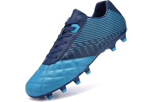 ASOCO DREAM Chaussures de Football Homme Spike Crampons Professionnel Athlétisme Entrainement Chaussures de Sport en Plein