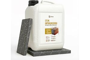 ki:ku® Stein Imprägnierung | für Terrassen, Wege, Mauern & mehr | wasserabweisend & schmutzabweisend | schützt vor Moos, Algen & Nässe | transparente Steinpflege | wetterfester Schutz