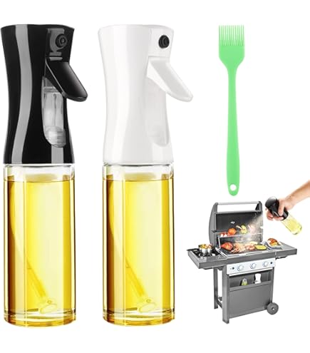 Spray Huile Cuisine Spray Huile D'olive, Pulvérisateur D'huile Pour Huile Alimentaire, Pulvérisateur D'huile D'olive Pour La Cuisine, Pour Barbecue, Salade, Pâtisserie, Rôtir, Friteuse à Air (250ML