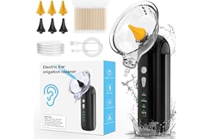Vicalo Elektrischer Ohrreiniger Ohrenschmalz Entferner, Ohrreiniger mit 4 Modi USB wiederaufladbares Ohrschmalz-Entfernungswerkzeug für Erwachsene und Kinder