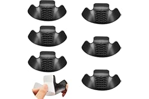 Jadive 6 Pcs Boot Toe Guards Protector Simple Application Protector Toe Covers for Work Boots Shoe Care Accessories with Sandpaper