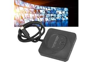 EIMSOAH Sélecteur de Commutateur USB C HD 8K 60 Hz, Charge Rapide, Indicateur d'alimentation, Répartiteur Plug and Play 2 en 1 pour PC, avec Interrupteur à Un Bouton, pour Souris,