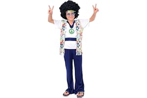 Wicked Costumes Kids Boys Hippie Dude Fancy Dress Costume