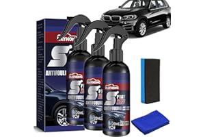 NNBWLMAEE Rayhong Spray Coating Agent, Multi-Functional Coating Renewal Agent, 3 in 1 Ceramic Car Coating Spray, 3 in 1 High Protection Quick Car Coating Spray, Plastic Parts Refurbish Agent (3pcs)