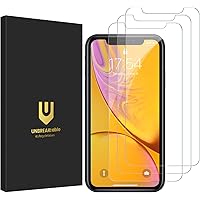 UNBREAKcable Panzerglas für iPhone 11 und iPhone XR Schutzfolie [3er Pack], 9H 2.5D Panzerfolie, Double Defense…