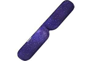 TECKNET Keyboard Wrist Rest Mouse Pad, Non-Slip Ergonomic Keyboard Wrist Support with Comfortable Memory Foam for Gaming, Office, Laptop, Computer（Starburst）