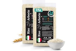 Riso Arborio Italiano 2 kg – Chicchi Grandi Lavorati a Pietra – Per Risotti Cremosi – Senza Glutine – Made in Italy | 13 di Ilaria