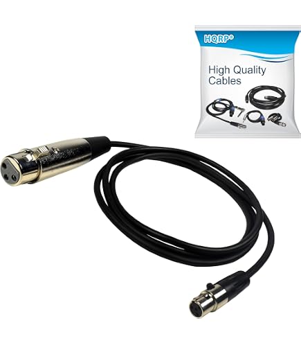 SZRMCC Câble Extension Audio Mini XLR 4 Broches TA4M Vers TA4F Pour Casques Et Micros Shure - 150cm