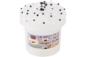 OKAYBEE Onigiri Rice Bead Slime, Nicht Klebriger Crunchy Schleim, Schleim-Partygeschenke für Kinder, Slime Sensorisches Spielzeug, Mädchen und Jungen im Alter von 8–12 Jahren