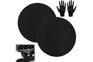 PEUTIER 2 Stück 38cm Ölablass Spritzpad, Rund Ölwechselmatte Ölmatte Auto Ölmatte für Auto Ölwechsel und Getriebe Ablasswanne