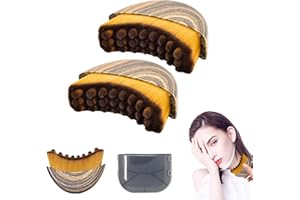 ‎FLANLIY Lymphatische Gesichtsbürste, Lymphatische Kontur Gesichtsbürste für Konturierung von Gesicht, Kinn und Kieferpartie, Ergonomisches Lymphdrainage Massage Trockenbürste für Präzise Hautanpassung (x 2)