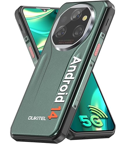 OUKITEL WP52 Rugged Phone Android 14-6.6Inch 60Hz Fullview Display