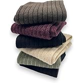 CİHO SOCKS 6 &Ccedil;ift Kadın Ekstra Kalın Fitilli Derbili Kışlık Norve&ccedil; Bot &Ccedil;orabı Soket &Ccedil;orap